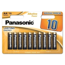 Купити Батарейка Panasonic ALKALINE POWER AA BLI 10 (LR6REB/10BW) - фото 1