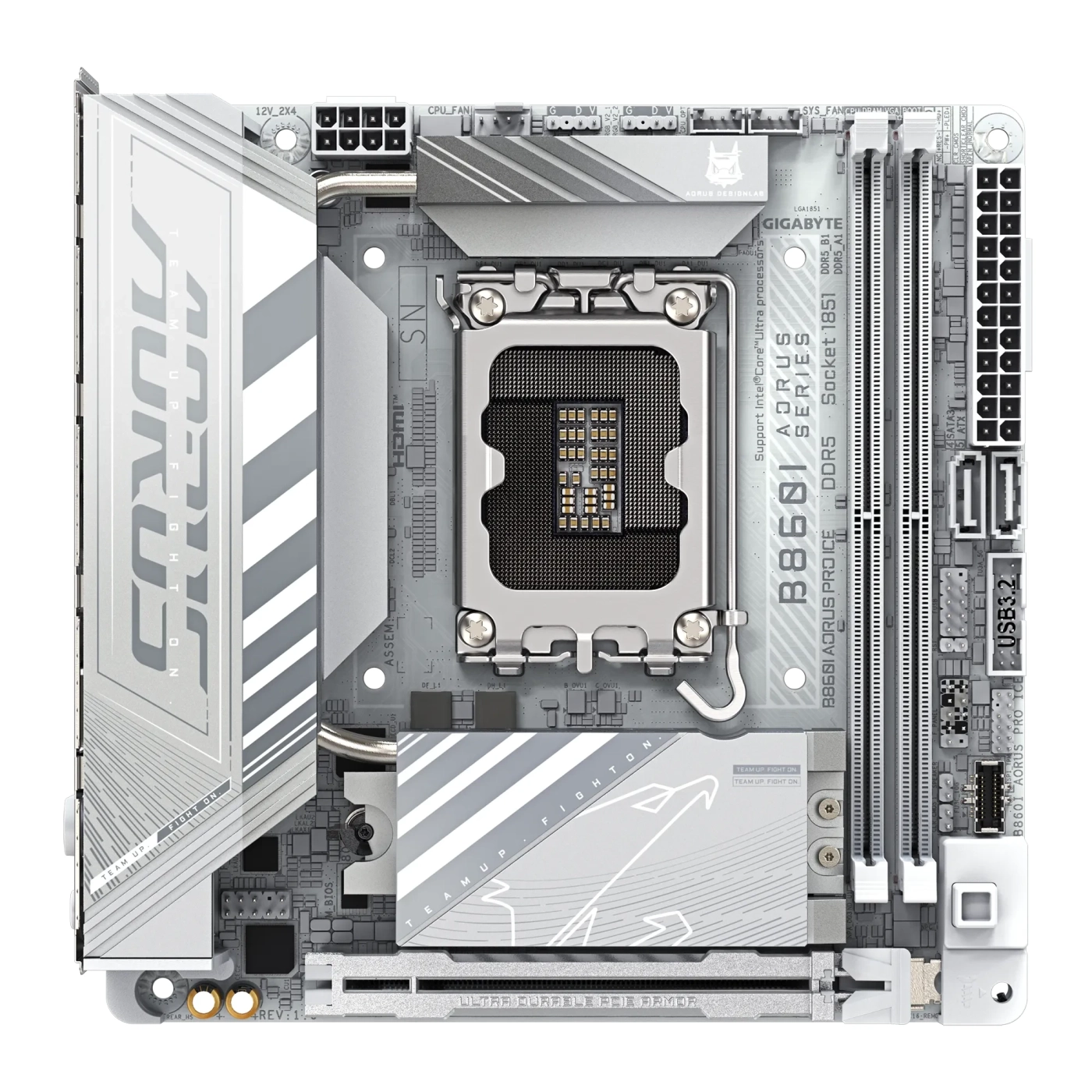 Купить Материнская плата GIGABYTE B860I AORUS PRO ICE - фото 2