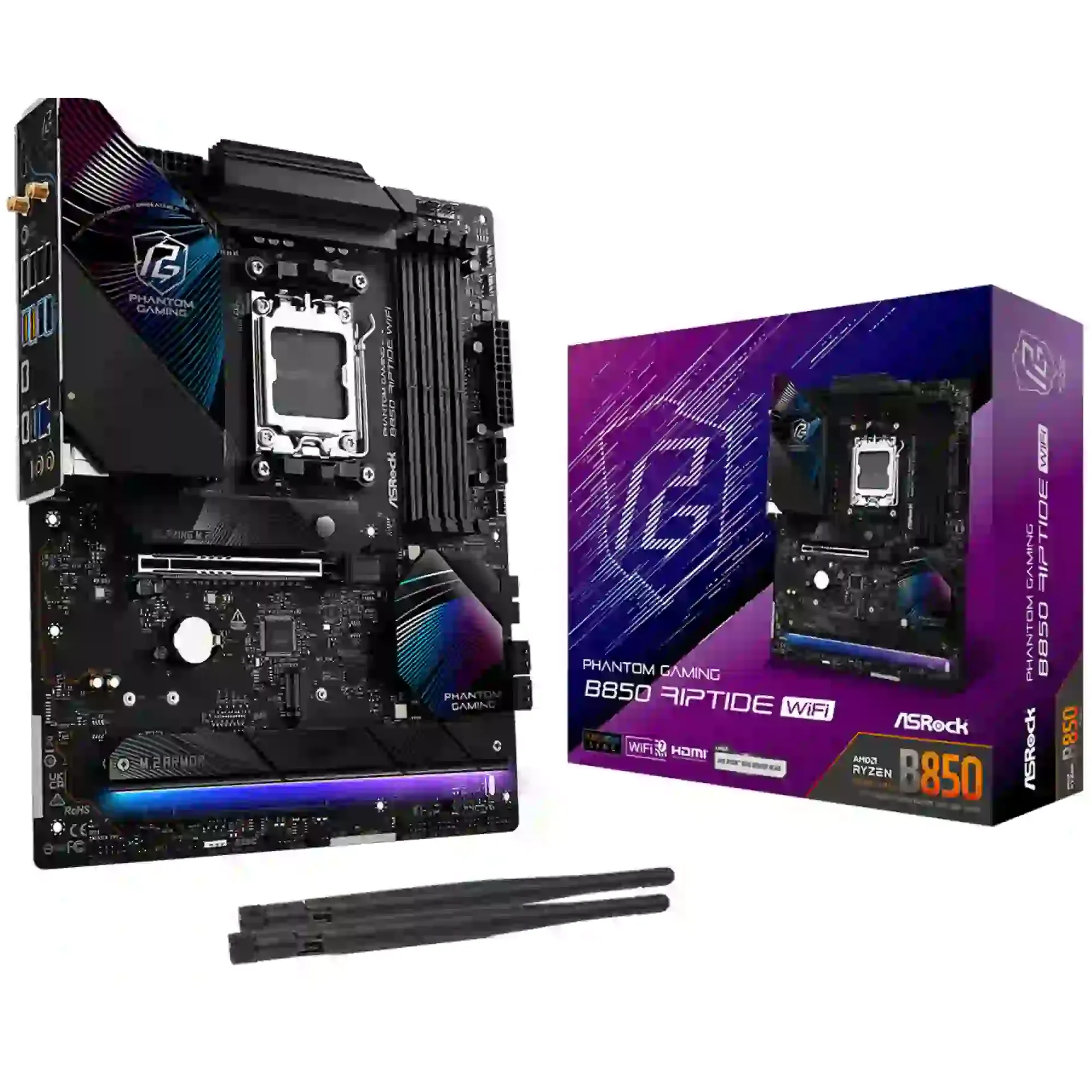 Купити Материнська плата ASRock B850 RIPTIDE WIFI - фото 1