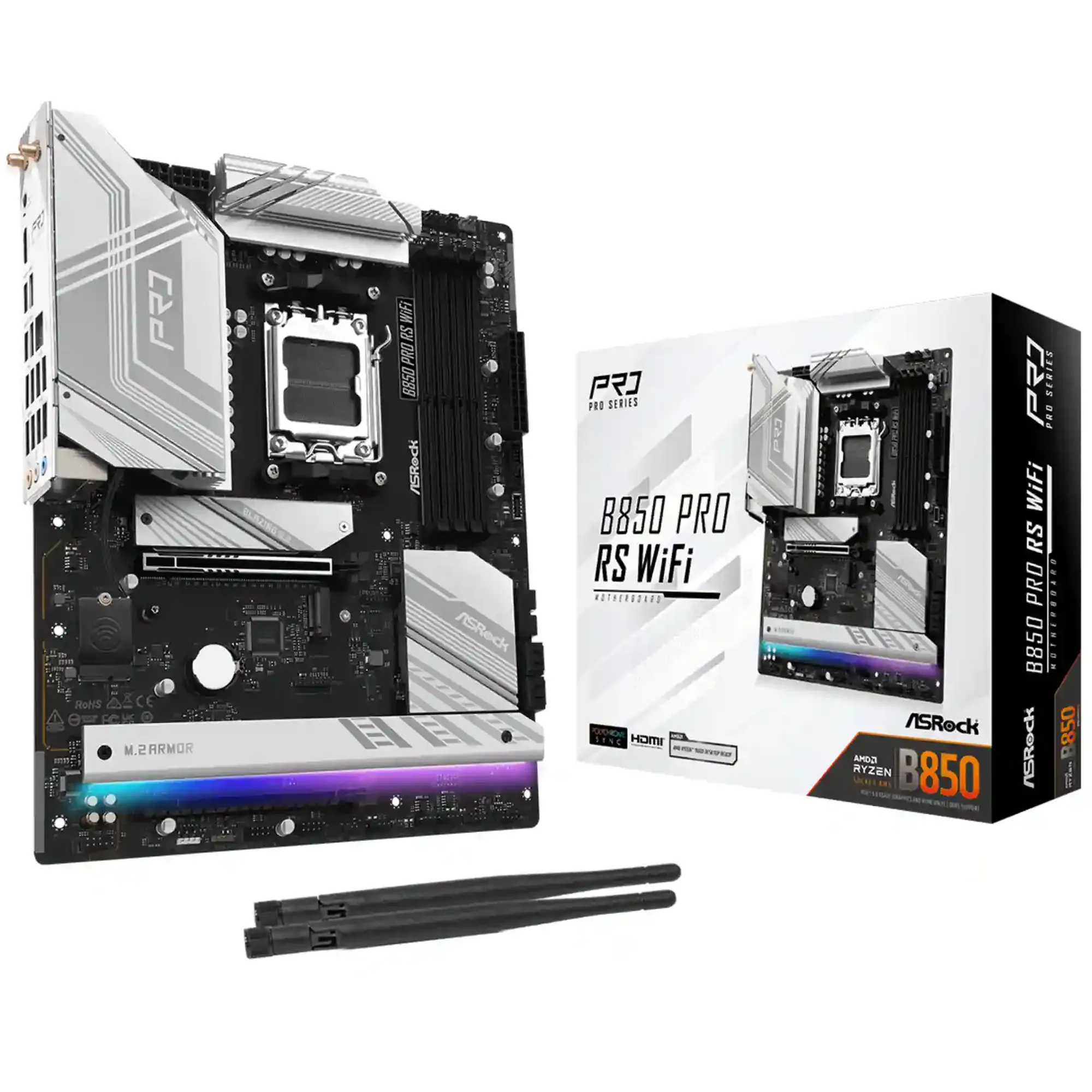 Купить Материнская плата ASRock B850 PRO RS WIFI - фото 1