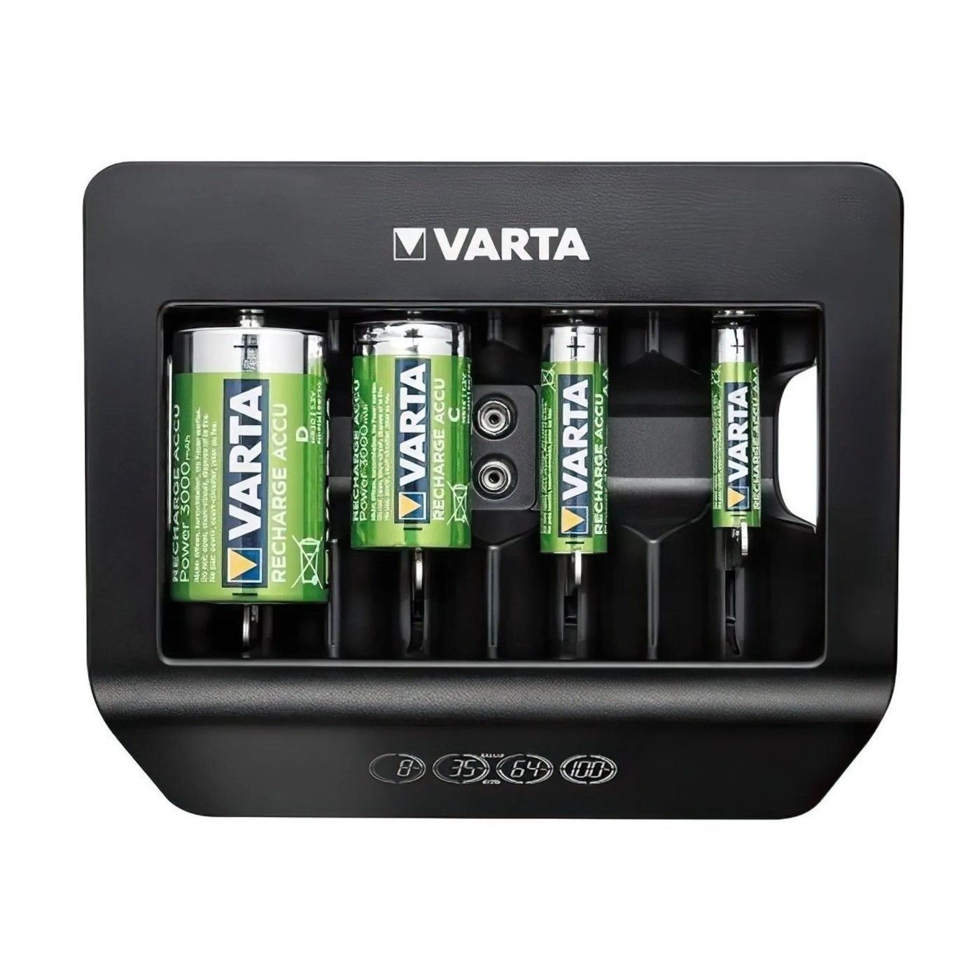 Купити Зарядний пристрій VARTA LCD Universal Charger Plus для АА/ААА/C/D, 9V аккумуляторов (57688101401) - фото 1