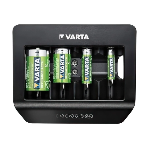 Купити Зарядний пристрій VARTA LCD Universal Charger Plus для АА/ААА/C/D, 9V аккумуляторов (57688101401) - фото 1