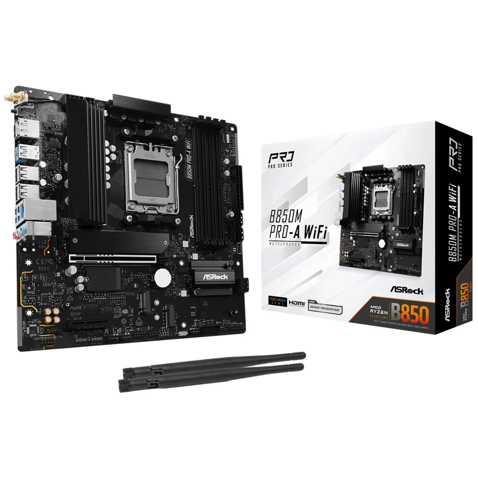 Купити Материнська плата ASRock B850M PRO-A WIFI - фото 1