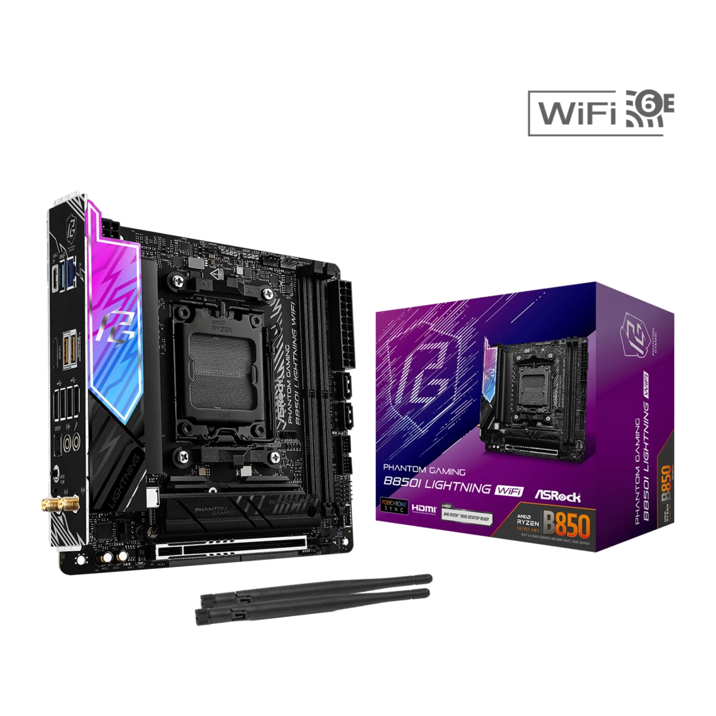 Купити Материнська плата ASRock B850I LIGHTNING WIFI - фото 5