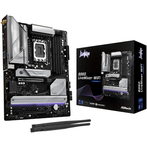 Купити Материнська плата ASRock B860 LiveMixer WiFi - фото 1