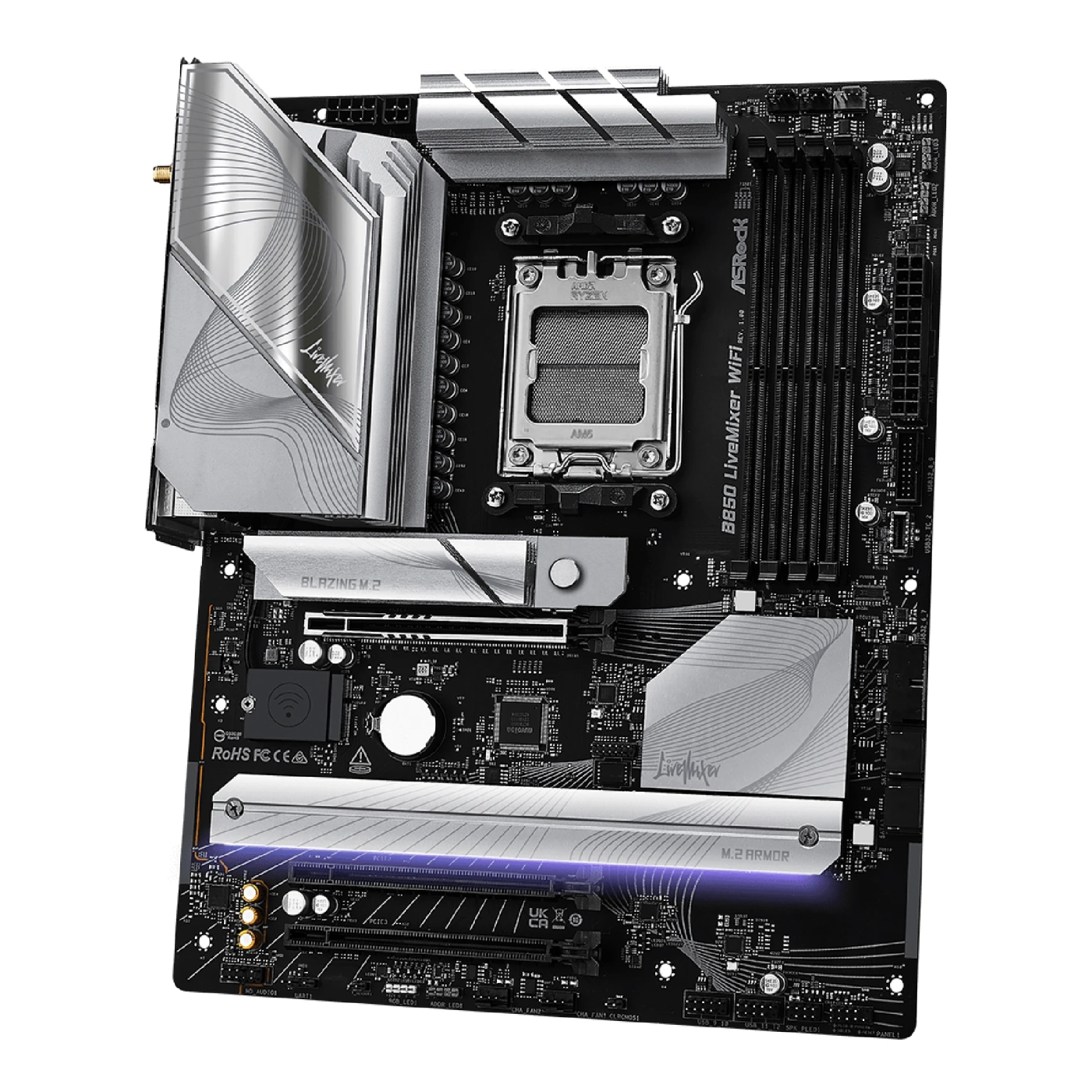 Купити Материнська плата ASRock B850 LiveMixer WiFi - фото 4