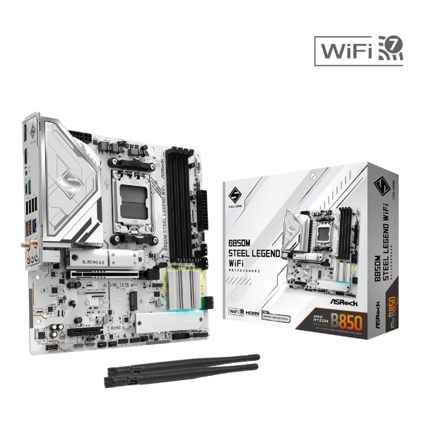 Купить Материнская плата ASRock B850M Steel Legend WiFi - фото 6