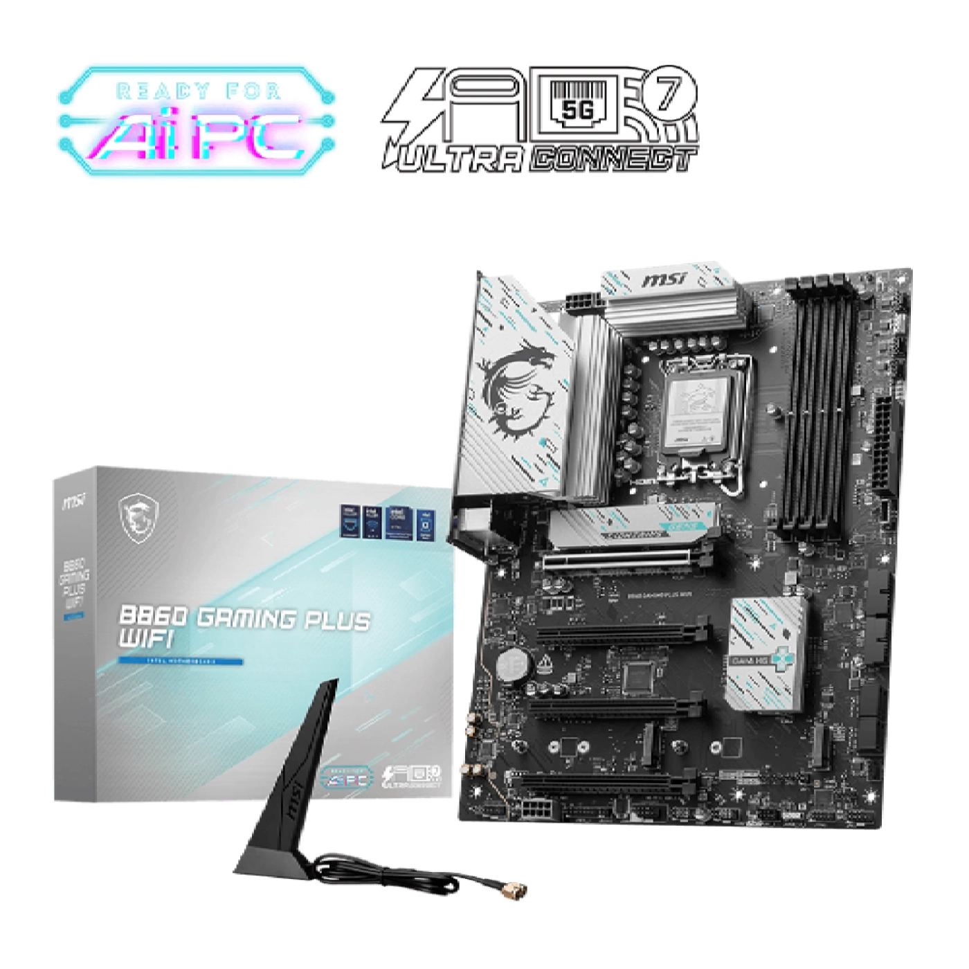 Купити Материнська плата MSI B860 GAMING PLUS WIFI - фото 5
