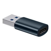 Купить Адаптер Baseus Ingenuity Series Mini OTG Adaptor USB 3.1 to Type-C Blue (ZJJQ000103) - фото 1