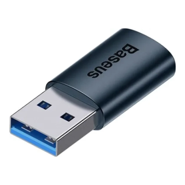 Купить Адаптер Baseus Ingenuity Series Mini OTG Adaptor USB 3.1 to Type-C Blue (ZJJQ000103) - фото 2