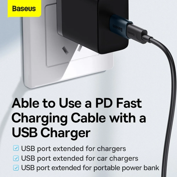 Купить Адаптер Baseus Ingenuity Series Mini OTG Adaptor USB 3.1 to Type-C Blue (ZJJQ000103) - фото 7