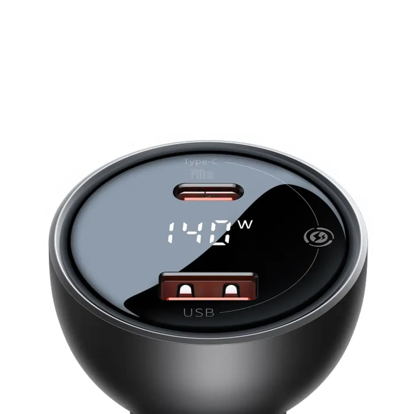 Купити Автомобільний зарядний пристрій Baseus Superme Series Dual-port Car Charger 140W (CGZX070001) - фото 4