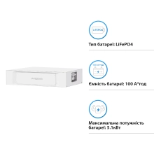 Купити Акумуляторна батарея Dyness STACK LiFePO4 S51100 51.2V 100Ah 5.12kWh без BMS (S51100) - фото 2