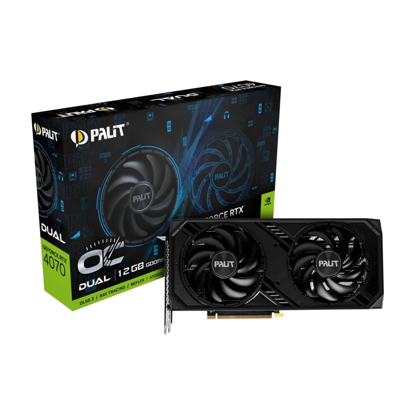Купить Видеокарта Palit GeForce RTX 4070 Dual OC (NE64070S19K9-1048D) - фото 10