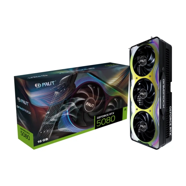 Купити Відеокарта PALIT GeForce RTX 5080 GameRock 16G (NE75080019T2-GB2030G) - фото 10