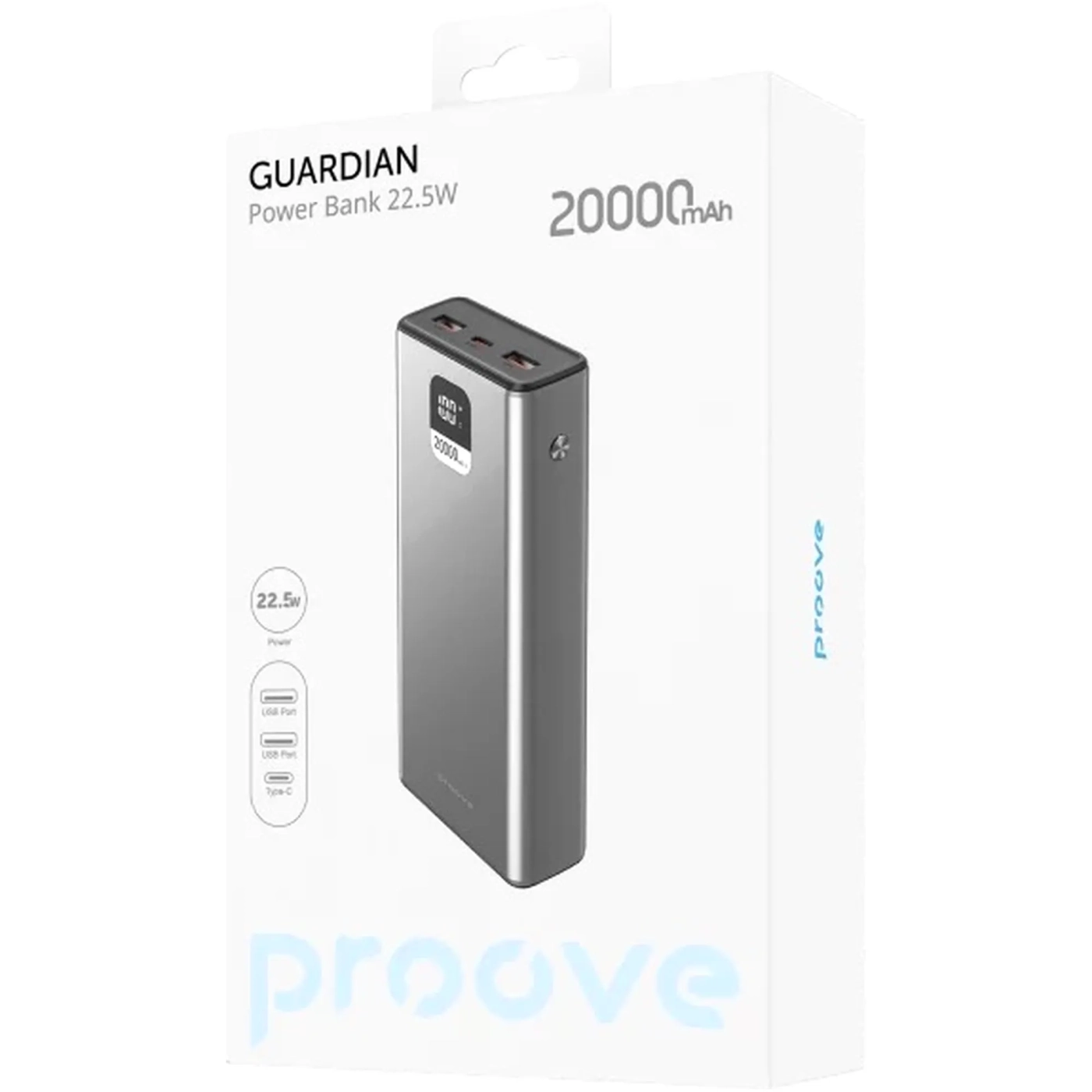 Купить Павербанк УМБ Proove Guardian 20000mAh 22.5W (PBG222210004)_ - фото 2
