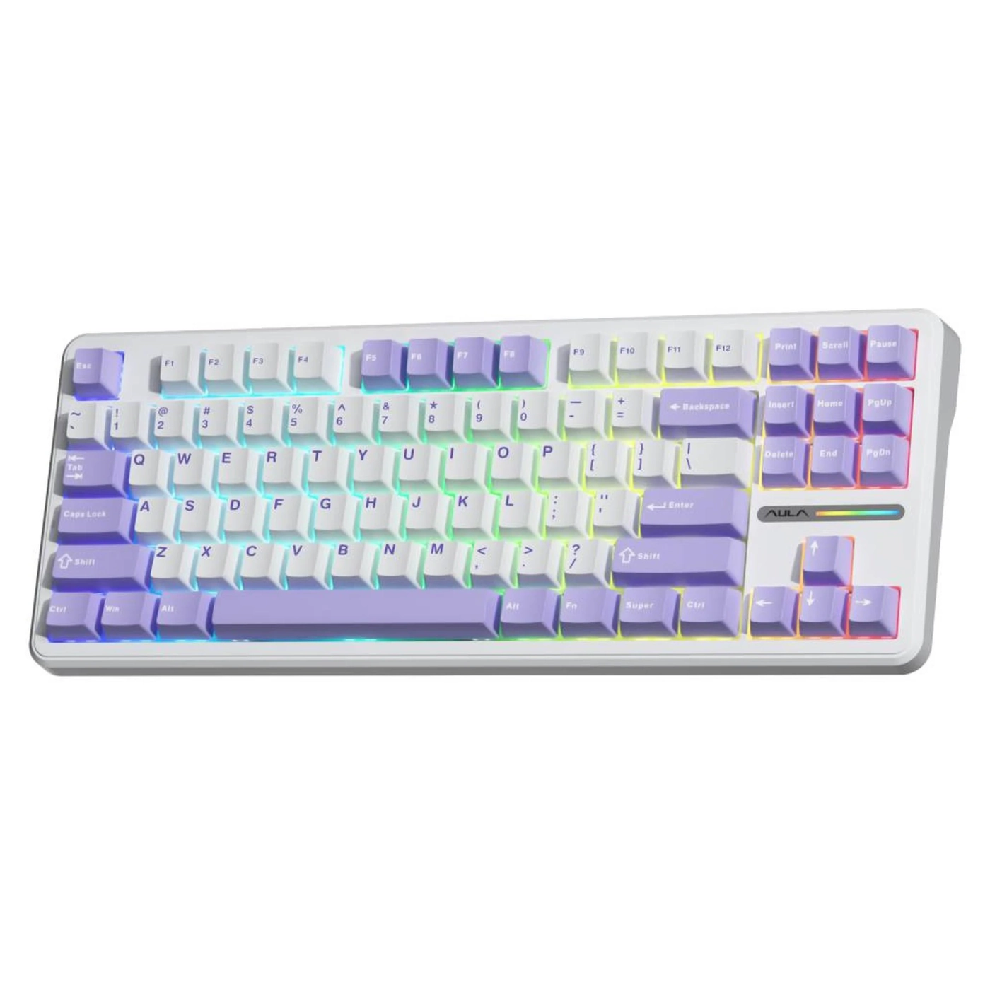 Купить Клавиатура Aula F87 keycap KRGD Blue USB UA White (6948391202464) - фото 2