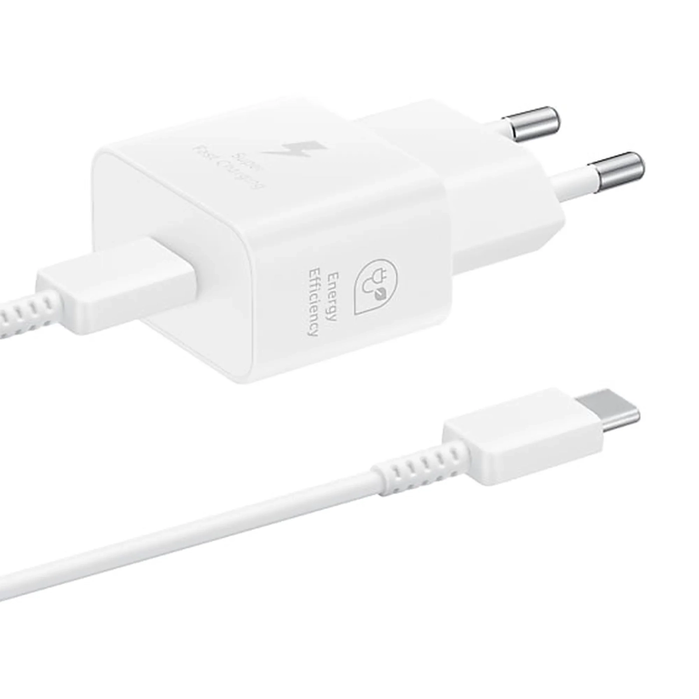 Купити Зарядний пристрій Samsung 25W USB-С кабель USB-C 1m White (EP-T2510XWEGEU) - фото 1