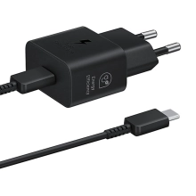Купити Зарядний пристрій Samsung  25W USB-С кабель USB-C 1m Black (EP-T2510XBEGEU) - фото 1