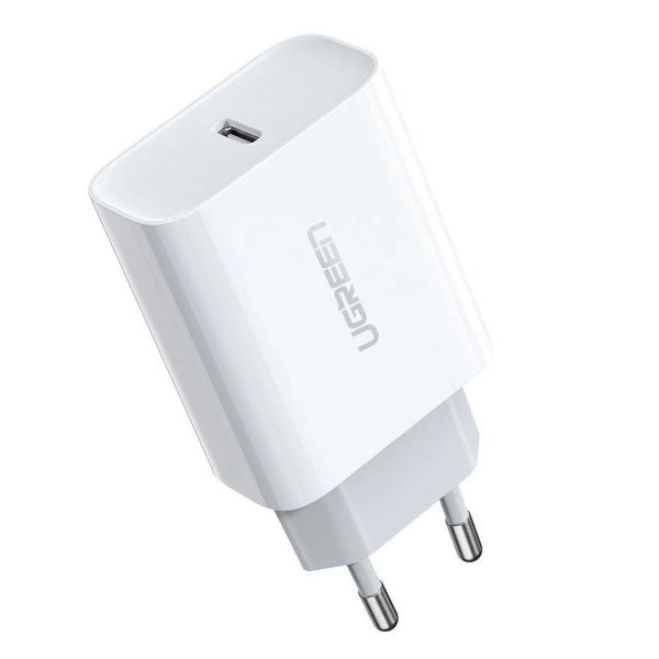 Купити Зарядний пристрій UGREEN CD137 20W USB-C PD White (UGR-60450_) - фото 1
