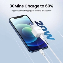 Купити Зарядний пристрій UGREEN CD241 20W USB-C QC4.0+/PD3.0 White (UGR-10220_) - фото 4