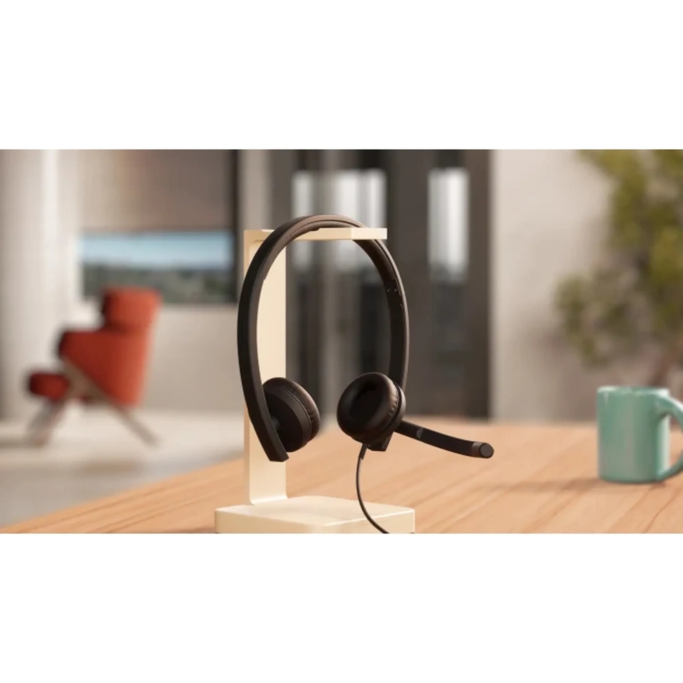 Купити Навушники Logitech H570e Teams version (Stereo, USB-C) (981-001431) - фото 6