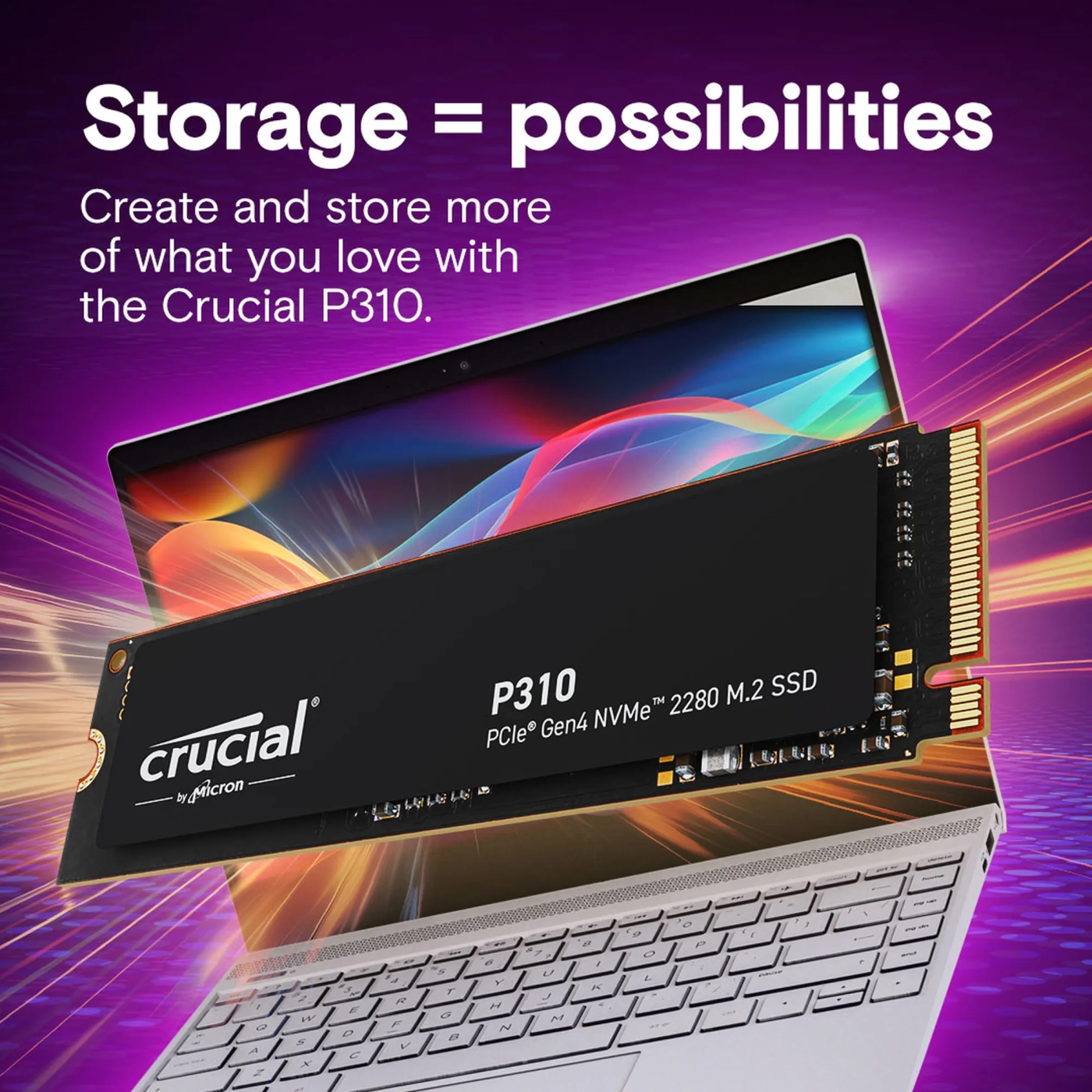 Купити SSD диск Crucial P310 1TB NVMe M.2 (CT1000P310SSD8) - фото 5