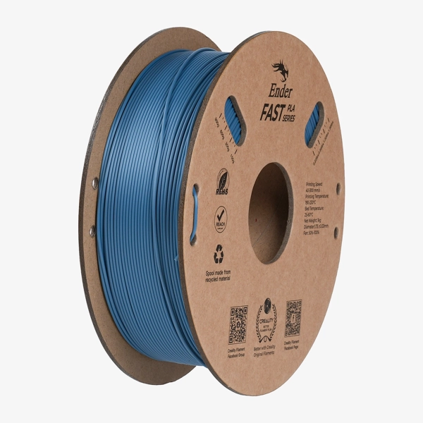 Купить Fast PLA Filament (пластик) для 3D принтера CREALITY Ender 1кг, 1.75мм, серый (3301010437) - фото 1