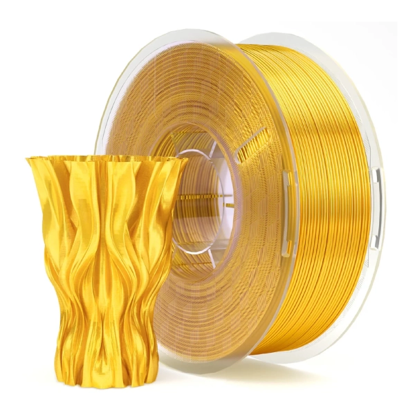Купить PLA Filament (пластик) для 3D принтера ELEGOO шелковый блеск 1кг, 1.75мм, золотой (50.203.0091) - фото 2