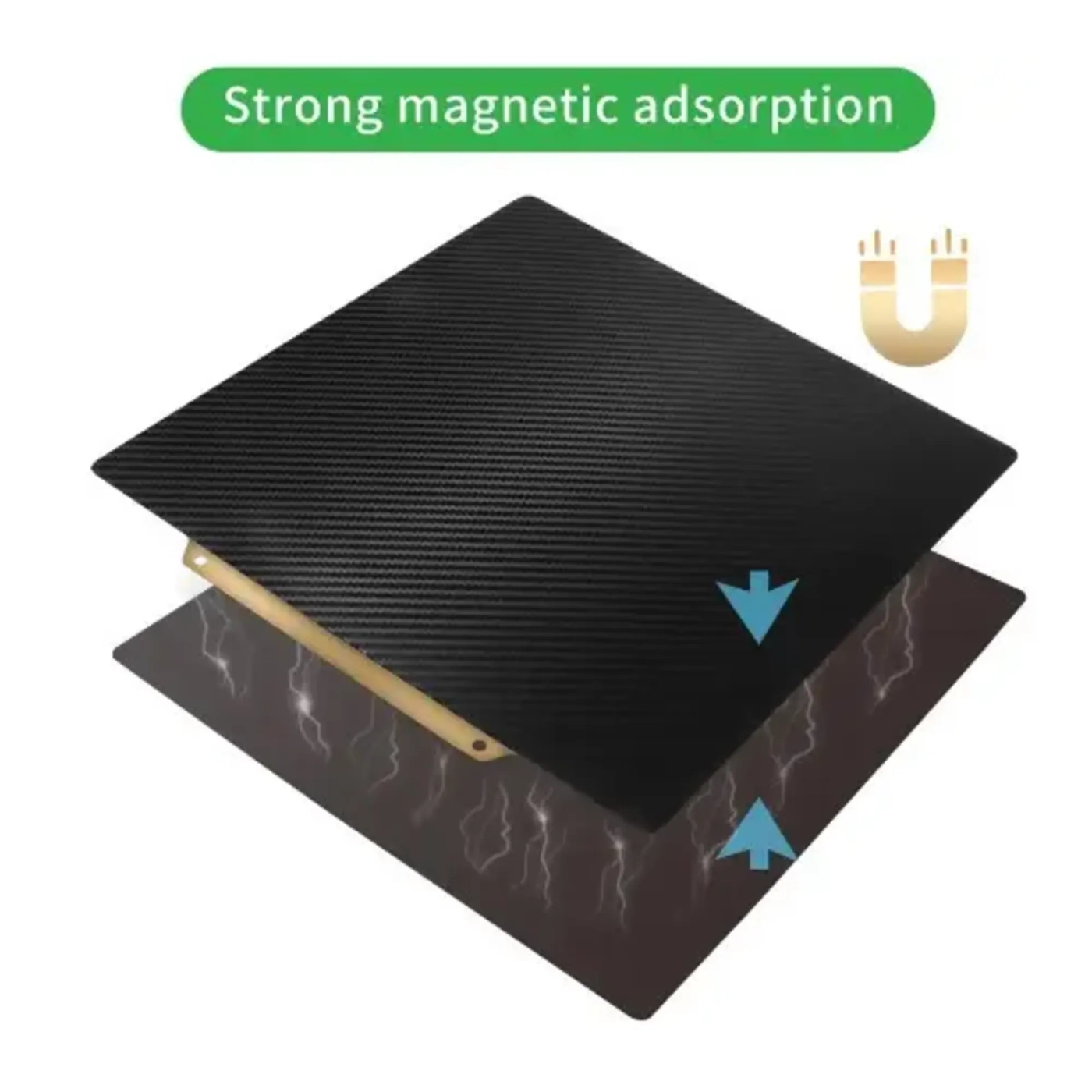 Купить Магнитная наклейка нагревательной пластины для 3D принтеру ELEGOO Neptune 4 Plus (13.202.0014) - фото 2