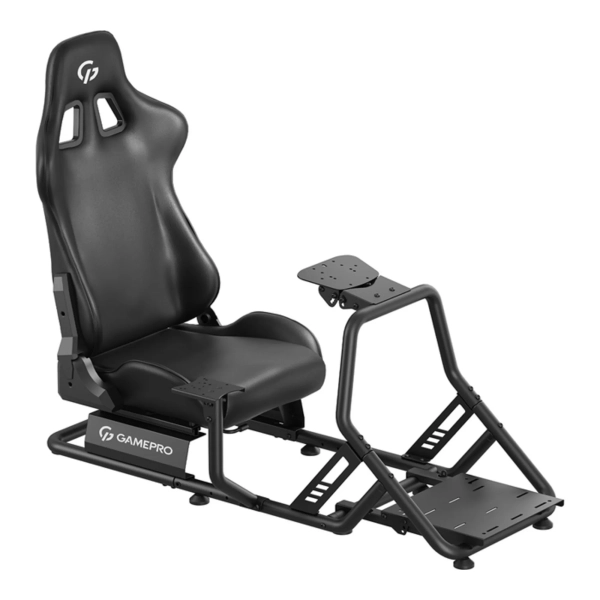 Купити Крісло для геймерів кокпіт Gamepro RS100 Black - фото 1