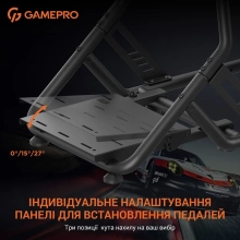 Купити Крісло для геймерів кокпіт Gamepro RS100 Black - фото 6