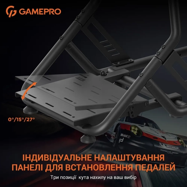 Купити Крісло для геймерів кокпіт Gamepro RS100 Black - фото 6