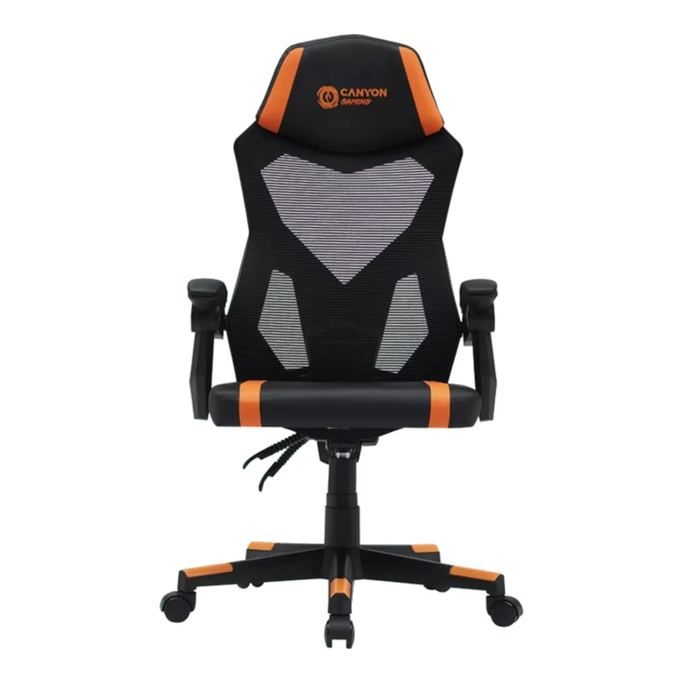 Купить Кресло для геймеров Canyon Flow MCH01 Mesh Black/Orange (CNE-MCH01) - фото 1