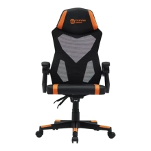 Купить Кресло для геймеров Canyon Flow MCH01 Mesh Black/Orange (CNE-MCH01) - фото 1