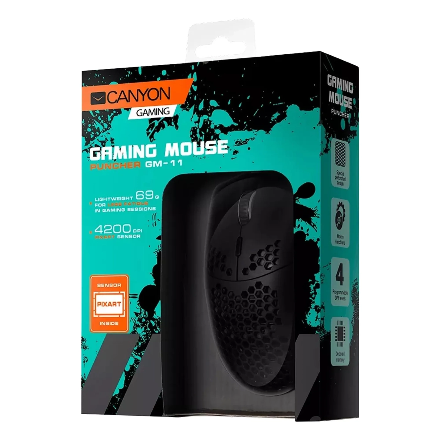 Купити Миша Canyon Puncher GM-11 USB Black (CND-SGM11B) - фото 4