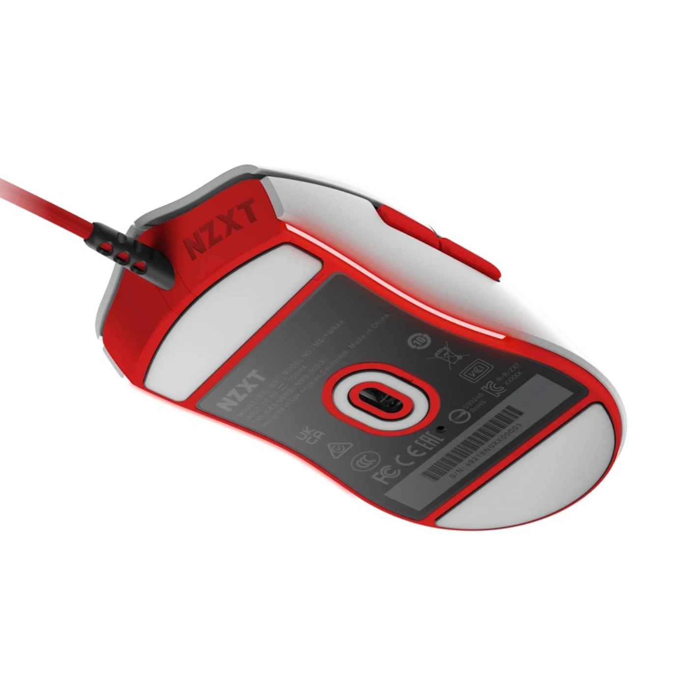 Купити Миша NZXT LIFT Wired Mouse Ambidextrous USB White (MS-1WRAX-WM) - фото 5