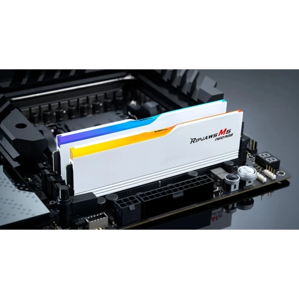 Купить Модуль памяти G.Skill Ripjaws M5 Neo RGB White DDR5-6000 32GB (2x16GB) (F5-6000J3038F16GX2-RM5NRW) - фото 6