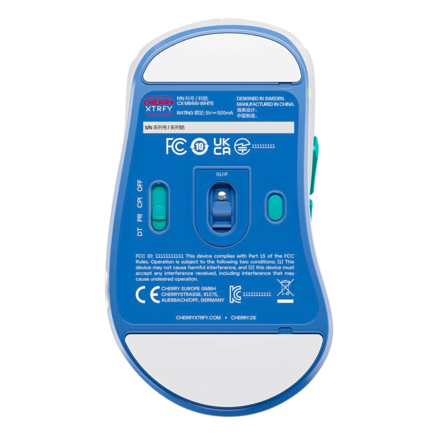 Купити Миша Xtrfy M64 Wireless White (CX-M64W-WHITE) - фото 7