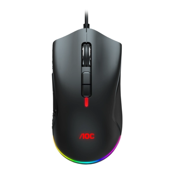 Купити Мишка AOC GM530 RGB PMW3389 Kailh switch USB Black (GM530B) - фото 1