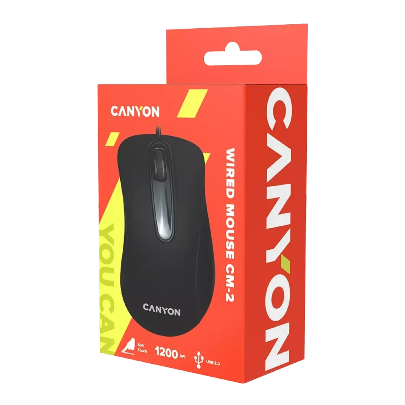 Купити Мишка Canyon CNE-CMS2 Black USB - фото 3