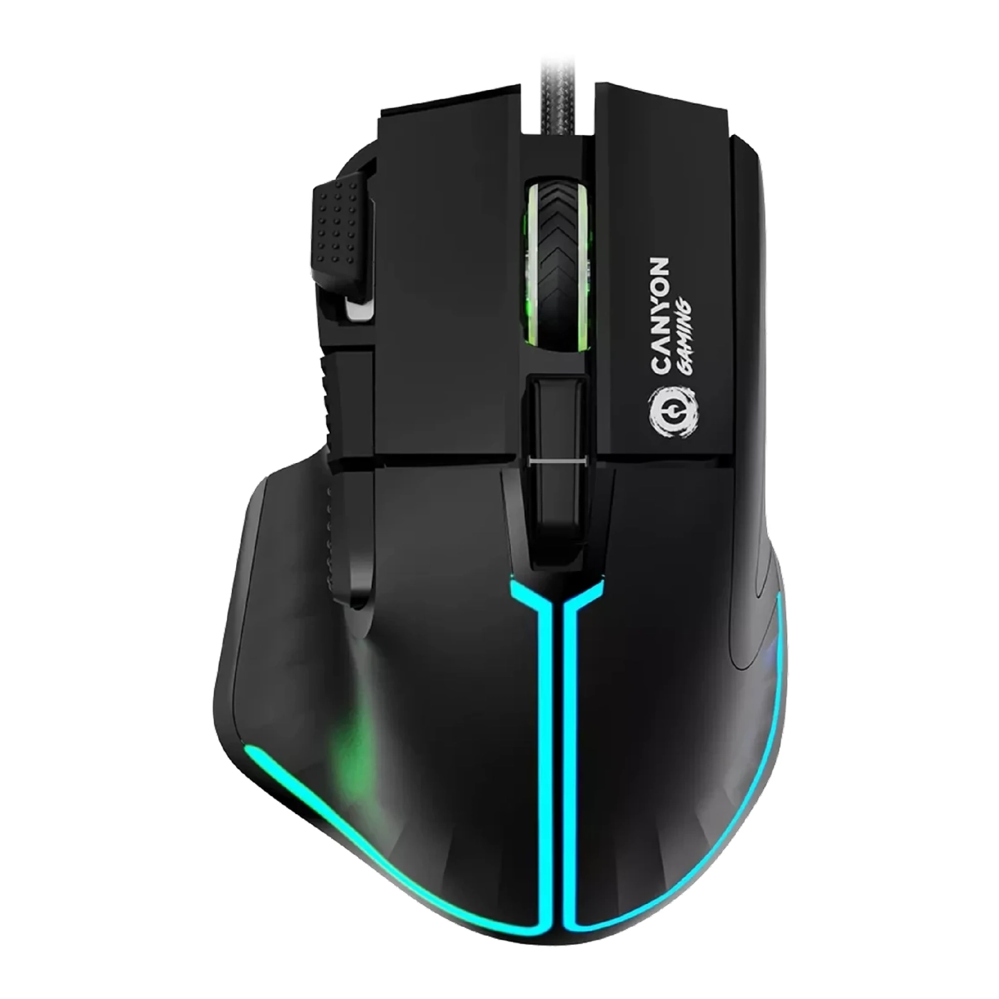 Купити Мишка Canyon Fortnax GM-636 RGB USB Black (CND-SGM636B) - фото 1