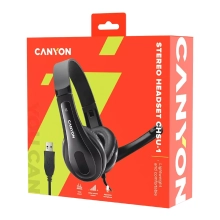 Купить Наушники Canyon CHSU-1 USB Black (CNS-CHSU1B) - фото 5