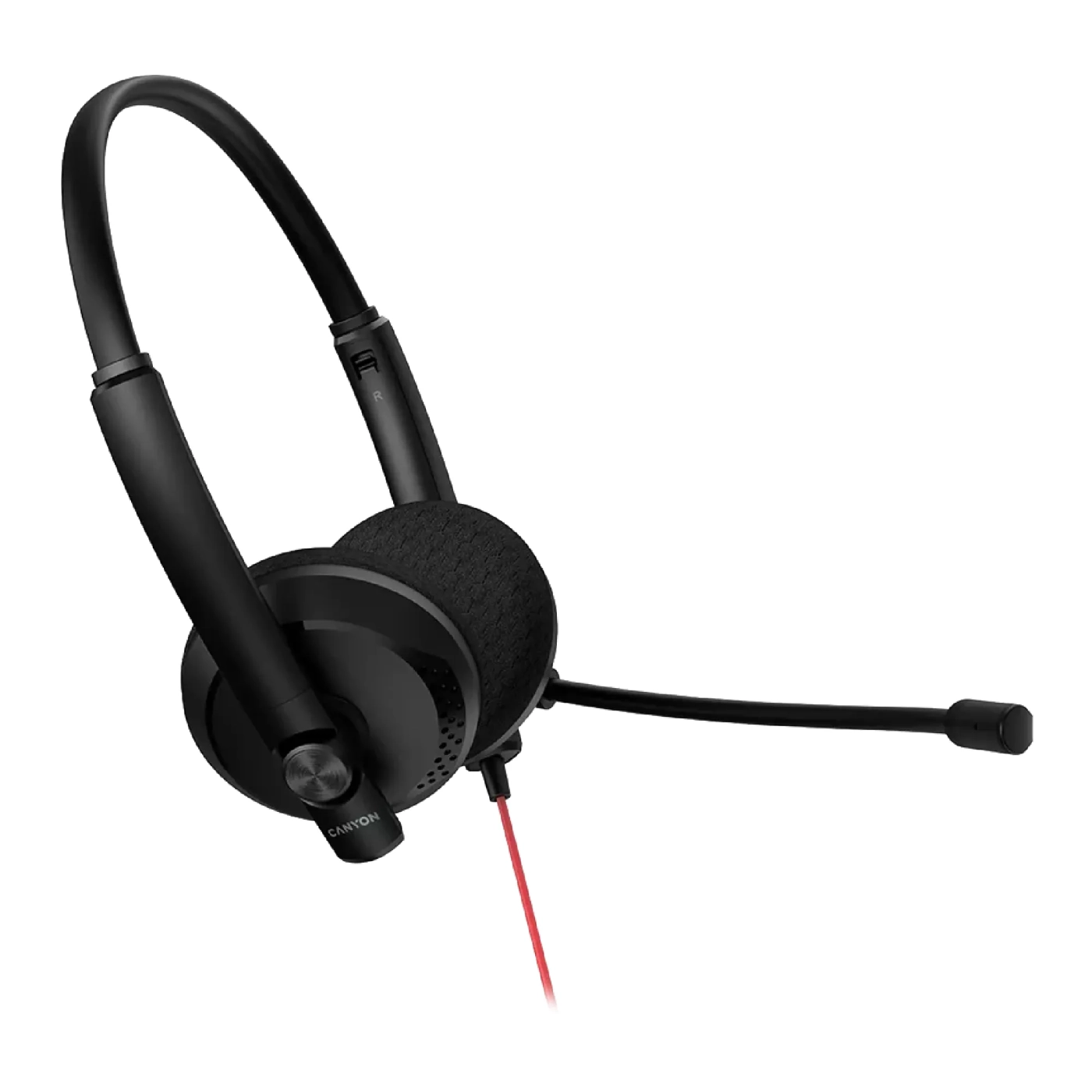 Купити Навушники Canyon HS-07 PC Mic 3.5/USB 2.8 м Black (CNS-HS07B) - фото 1