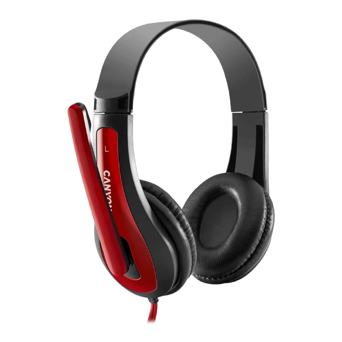 Купити Навушники Canyon HSC-1 Black-Red (CNS-CHSC1BR) - фото 1
