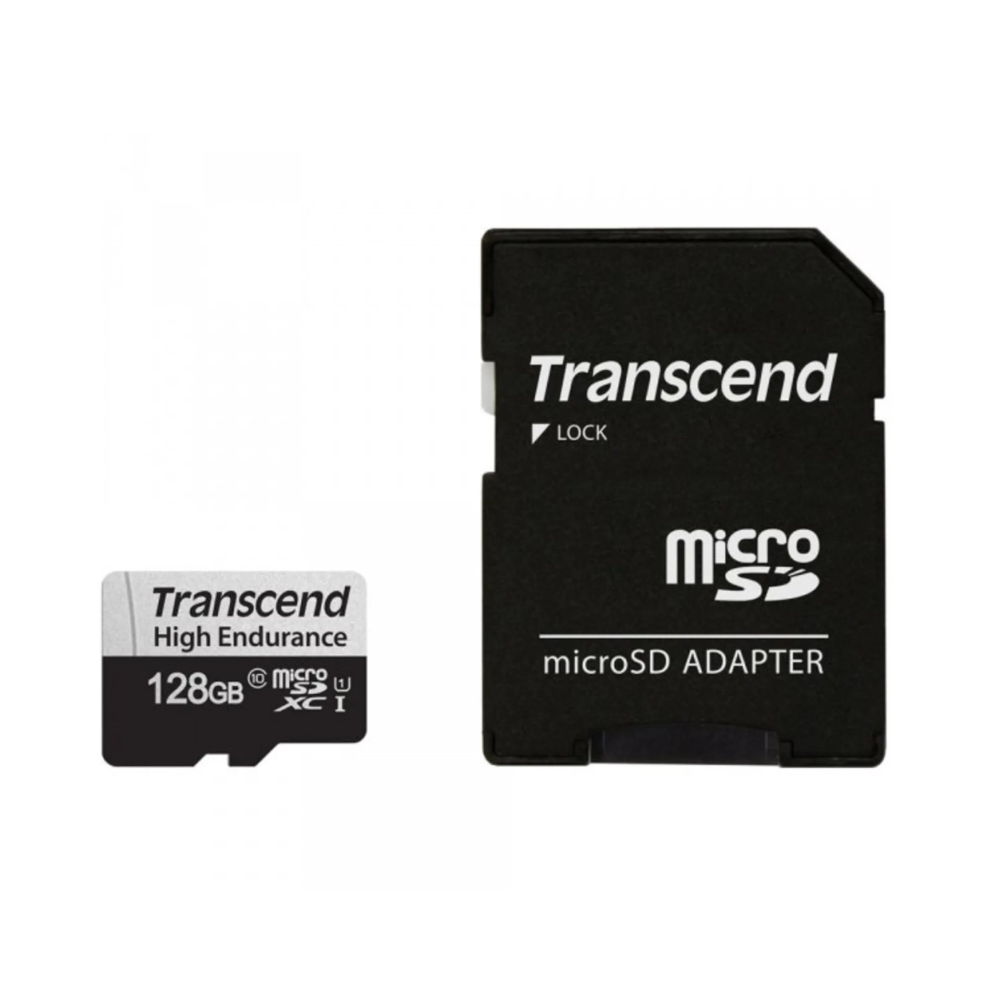 Купити Карта пам'яті Transcend microSD 128GB C10 UHS-I U1 High Endurance (170TB) (TS128GUSD350V) - фото 1