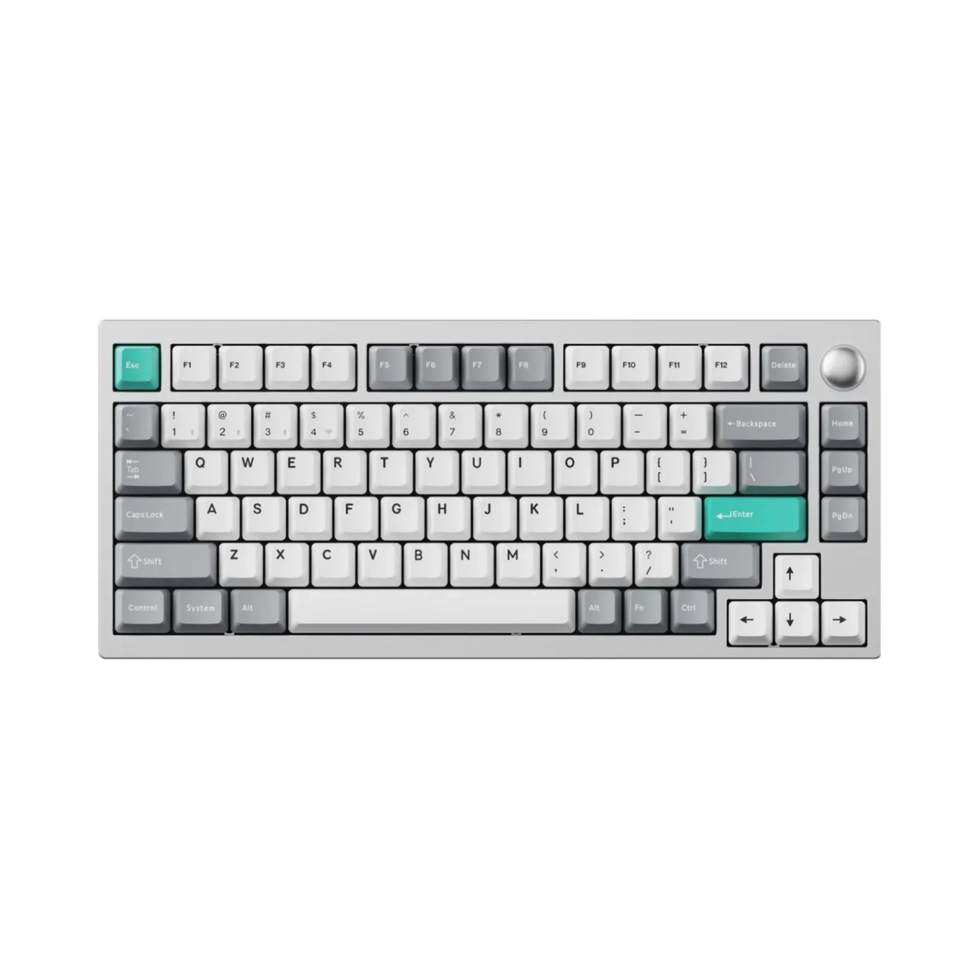 Купить Клавиатура Lemokey P1 Pro Keychron Super Banana Space Silver (P1P-X4-UA) - фото 1
