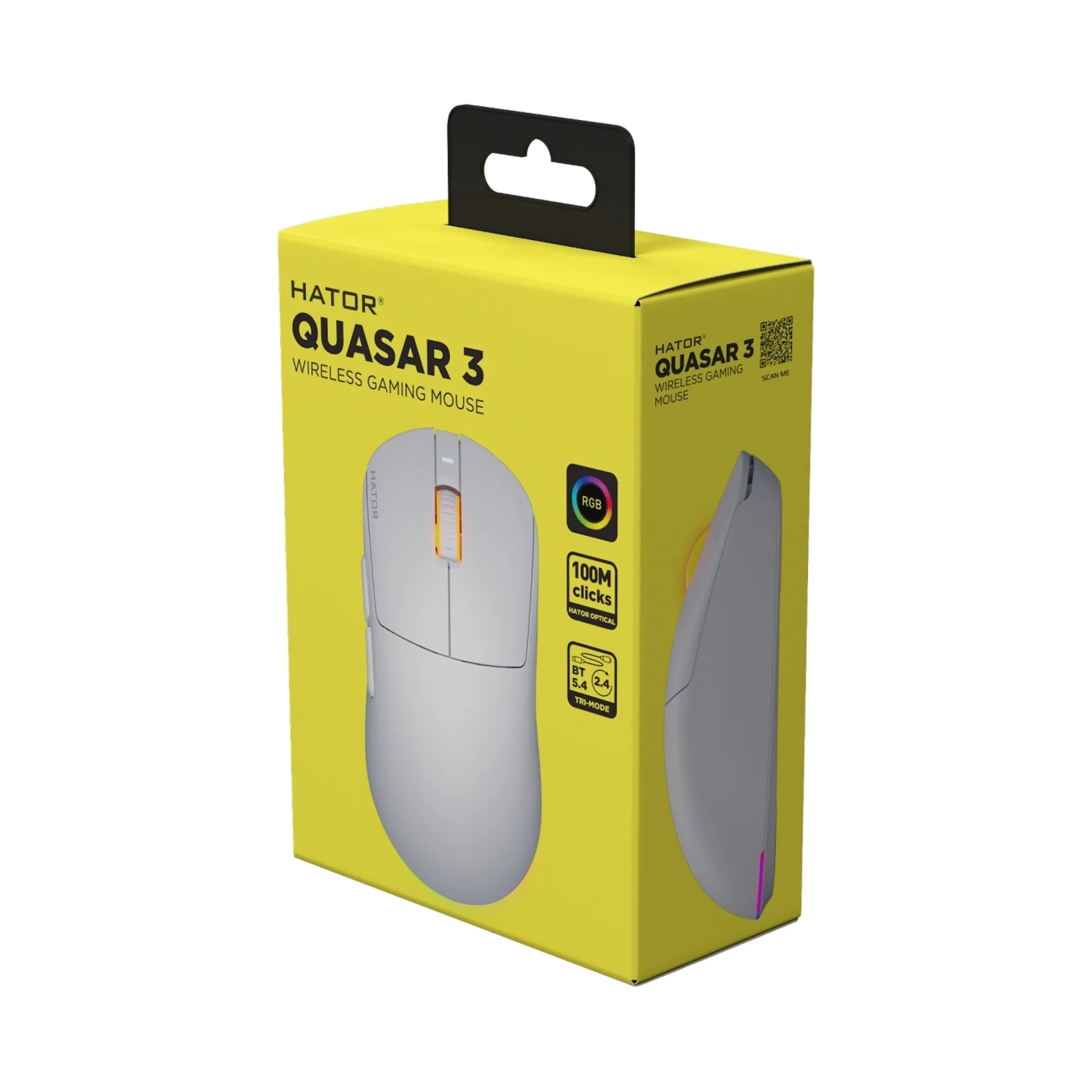 Купити Мишка Hator Quasar 3 Wireless White (HTM731) - фото 6
