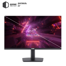 Купити Монітор 23.8" QUBE V24F100-IPS FHD 100Hz - фото 2