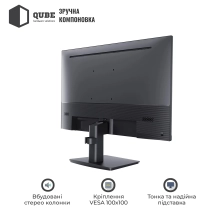 Купити Монітор 23.8" QUBE V24F100-IPS FHD 100Hz - фото 4